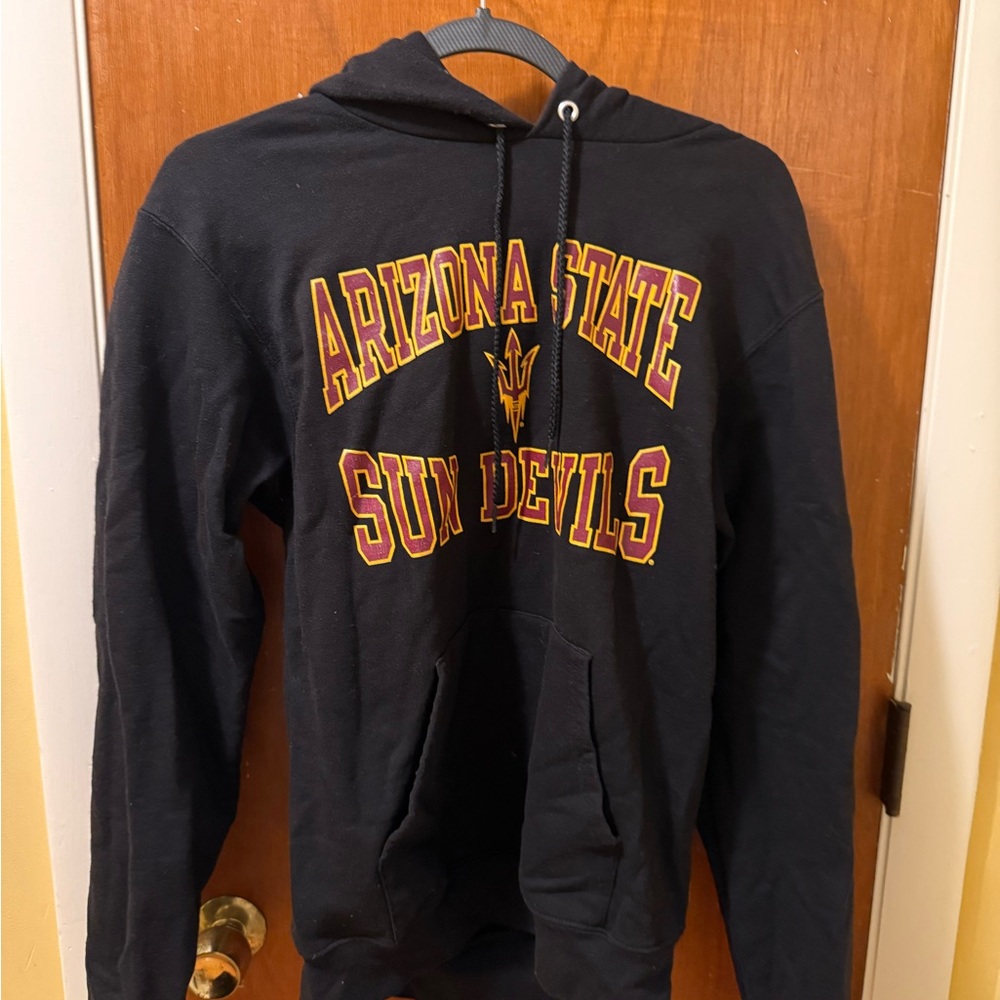 Arizona State University small black champion hoodie
